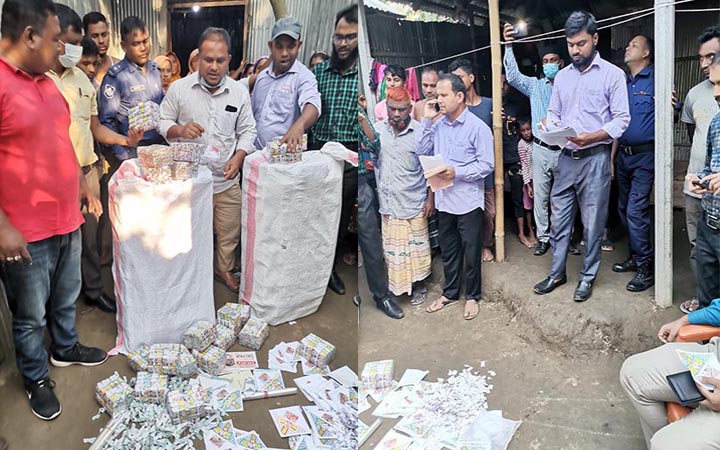 রংপুরে চার লক্ষাধিক নকল ব্যান্ডরোল যুক্ত রাকিব বিড়ি জব্দ